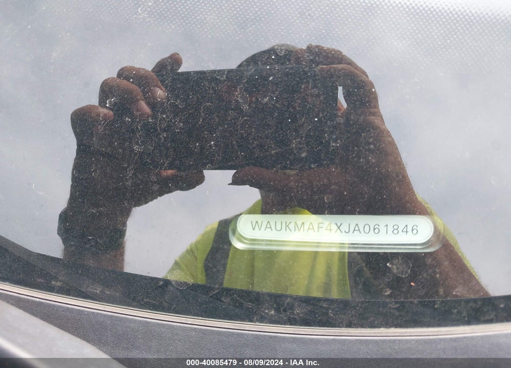 2018 AUDI A4 PREMIUM VIN: WAUKMAF4XJA061846