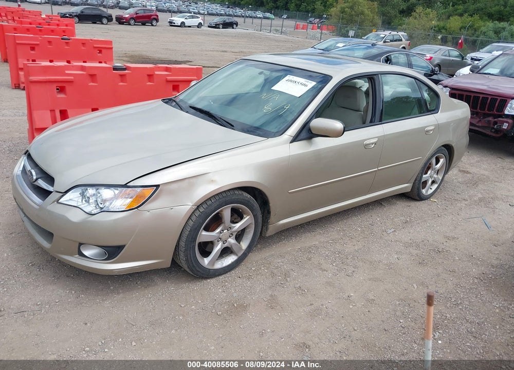 2008 SUBARU LEGACY 2.5I VIN: 4S3BL616787218106