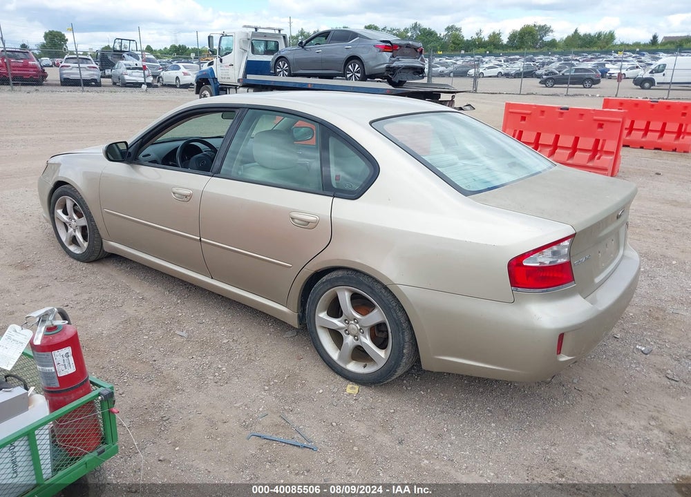 2008 SUBARU LEGACY 2.5I VIN: 4S3BL616787218106