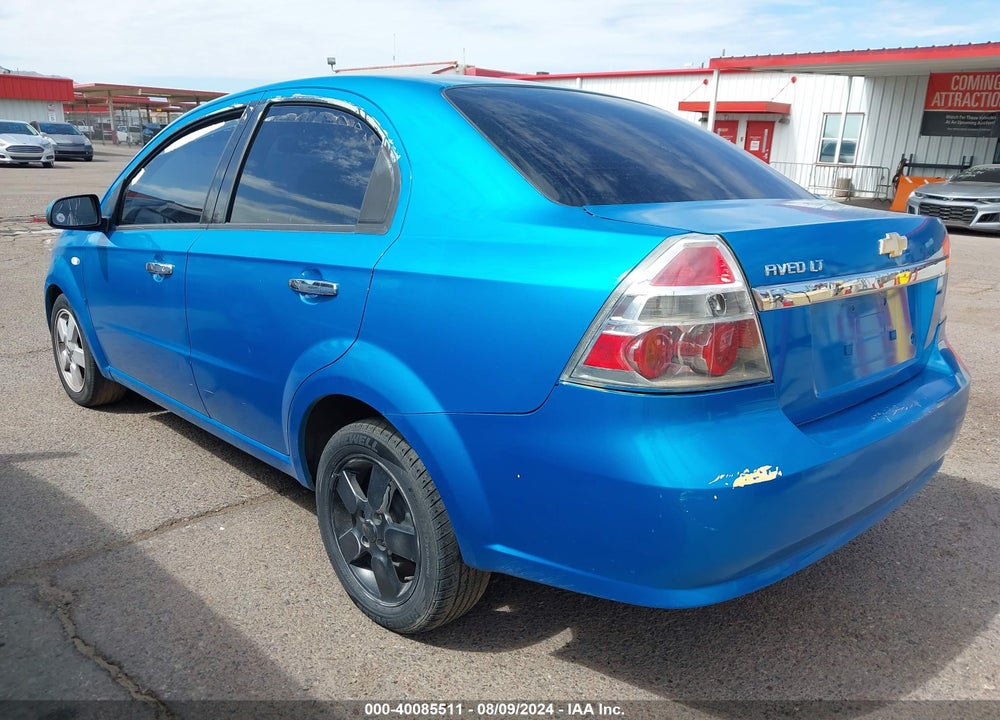 2008 CHEVROLET AVEO LT VIN: KL1TG56648B191561