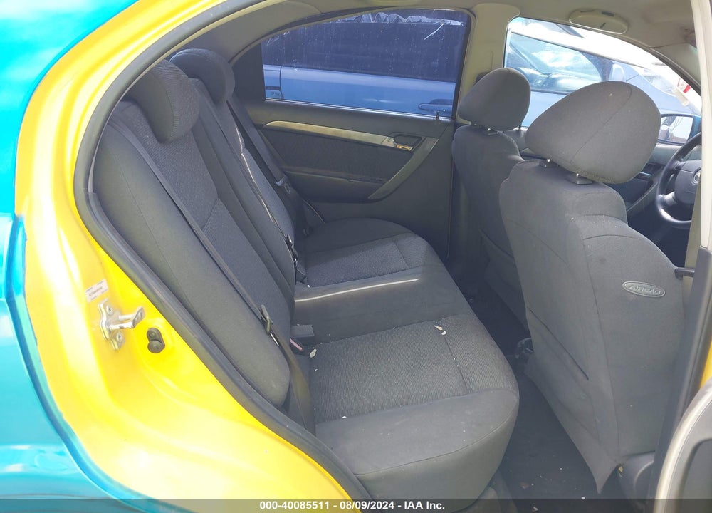 2008 CHEVROLET AVEO LT VIN: KL1TG56648B191561