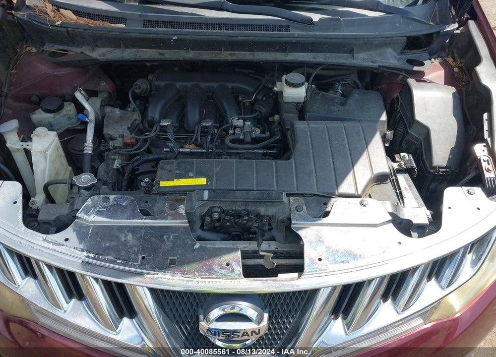 2009 NISSAN MURANO S VIN: JN8AZ18W39W140471