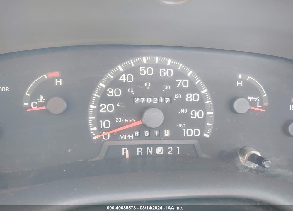 1998 FORD F-150 STANDARD/XL/XLT VIN: 1FTZF1722WNC23431