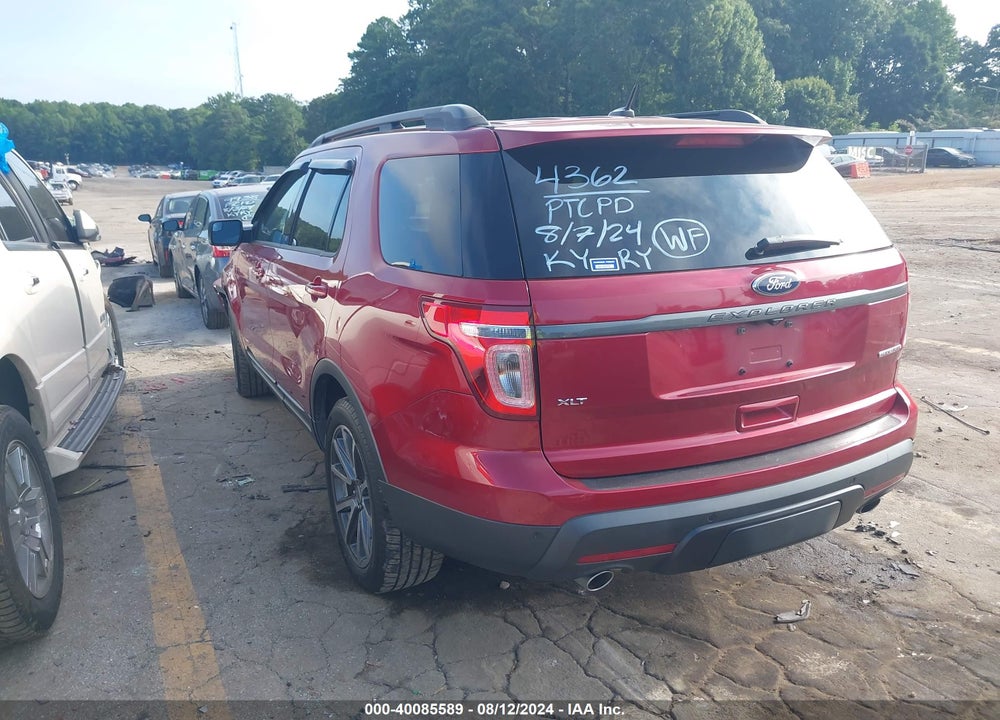 2015 FORD EXPLORER XLT VIN: 1FM5K7D88FGB94362
