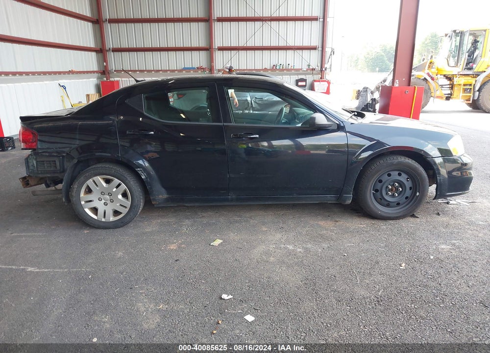 2012 DODGE AVENGER SE VIN: 1C3CDZAB9CN331550