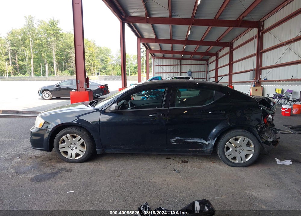 2012 DODGE AVENGER SE VIN: 1C3CDZAB9CN331550