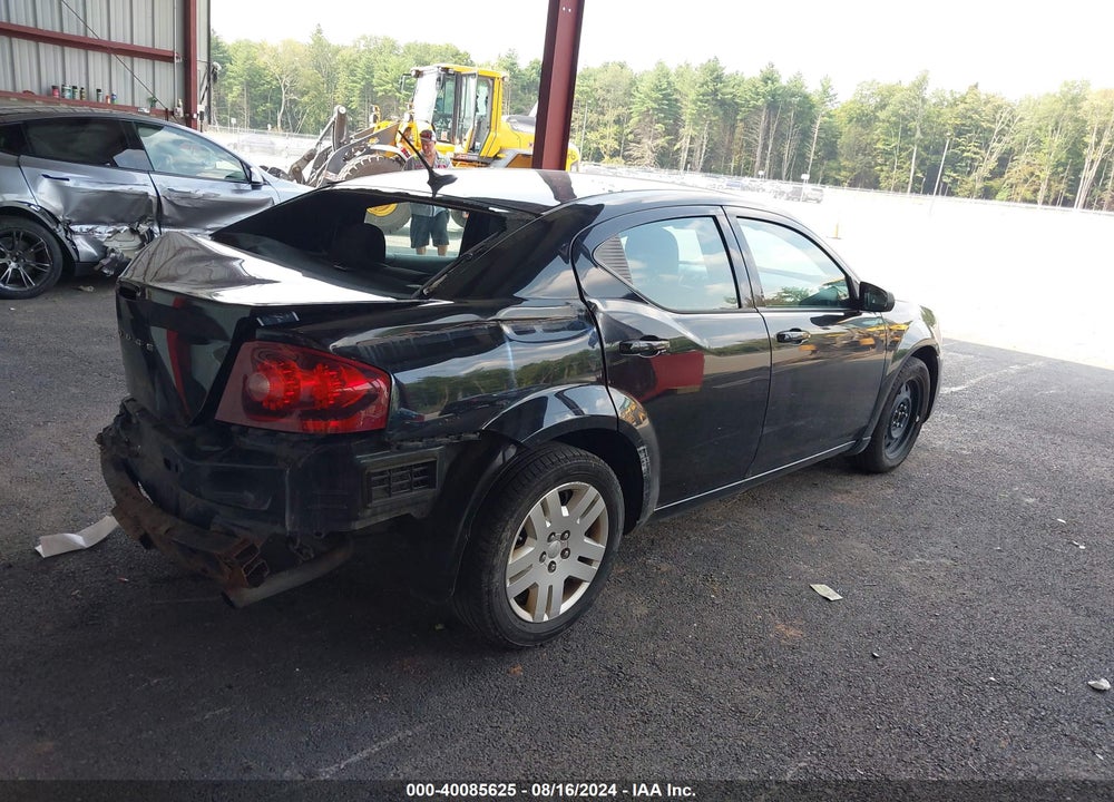 2012 DODGE AVENGER SE VIN: 1C3CDZAB9CN331550