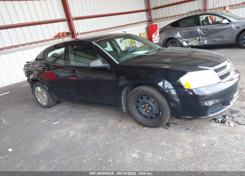 2012 DODGE AVENGER SE VIN: 1C3CDZAB9CN331550