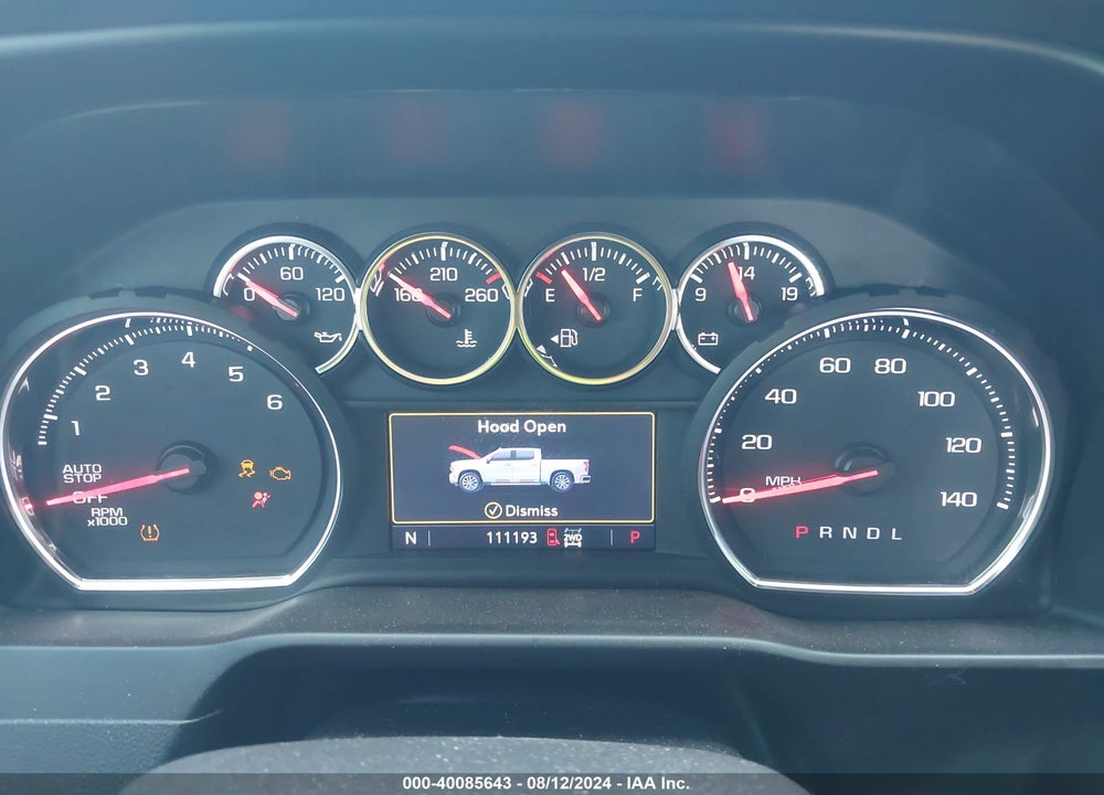 2019 CHEVROLET SILVERADO 1500 LT TRAIL BOSS VIN: 3GCPYFED9KG168434