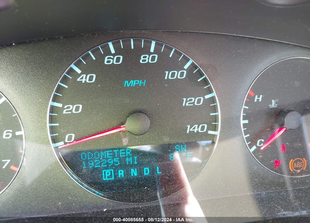 2012 CHEVROLET IMPALA LTZ VIN: 2G1WC5E31C1324299