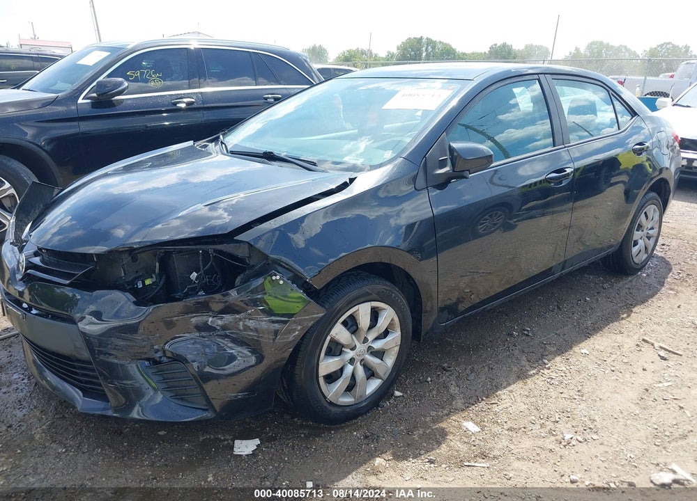 2014 TOYOTA COROLLA LE VIN: 2T1BURHEXEC126980