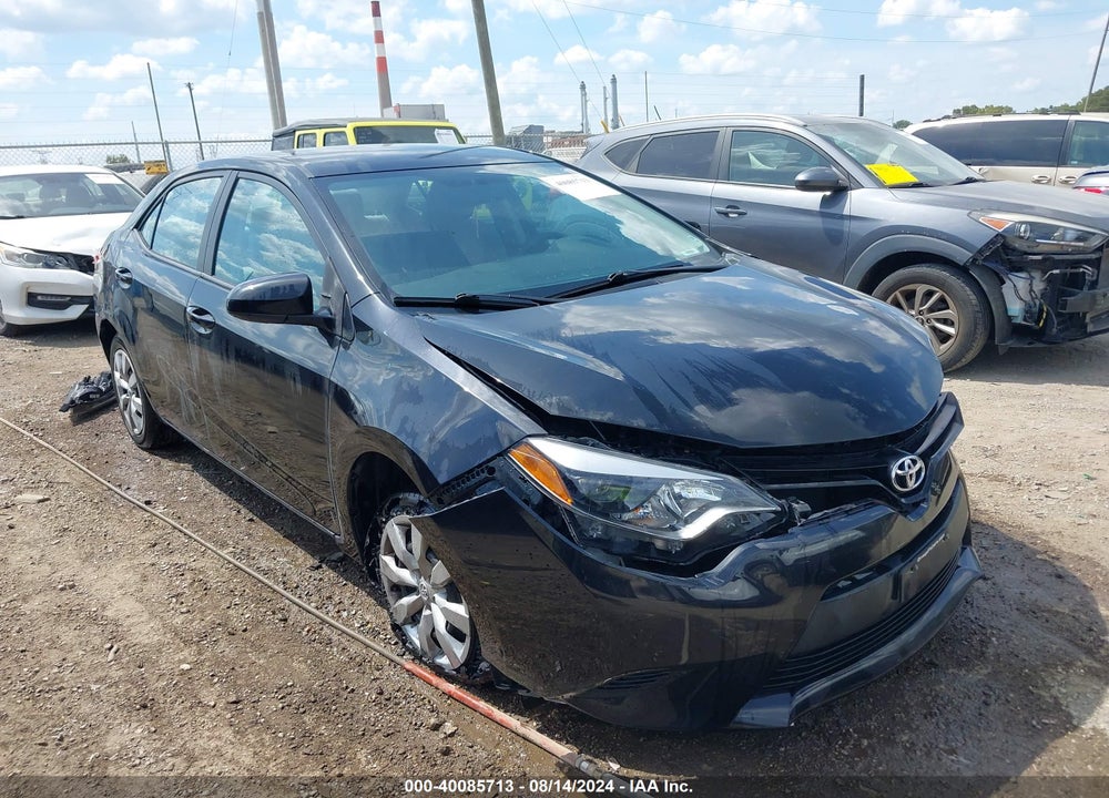 2014 TOYOTA COROLLA LE VIN: 2T1BURHEXEC126980