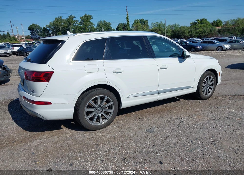 2018 AUDI Q7 3.0T PREMIUM VIN: WA1VAAF7XJD016742