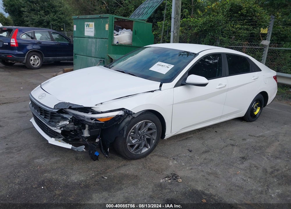 2024 HYUNDAI ELANTRA SEL VIN: KMHLM4DG7RU712622