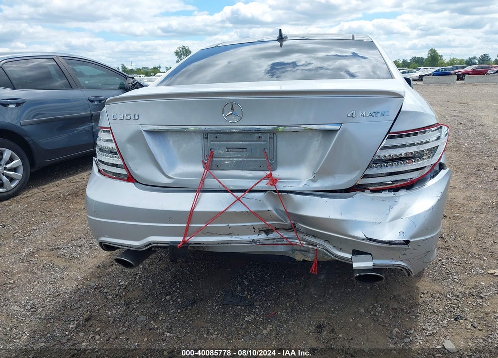2013 MERCEDES-BENZ C 350 SPORT 4MATIC VIN: WDDGJ8JB8DG040095