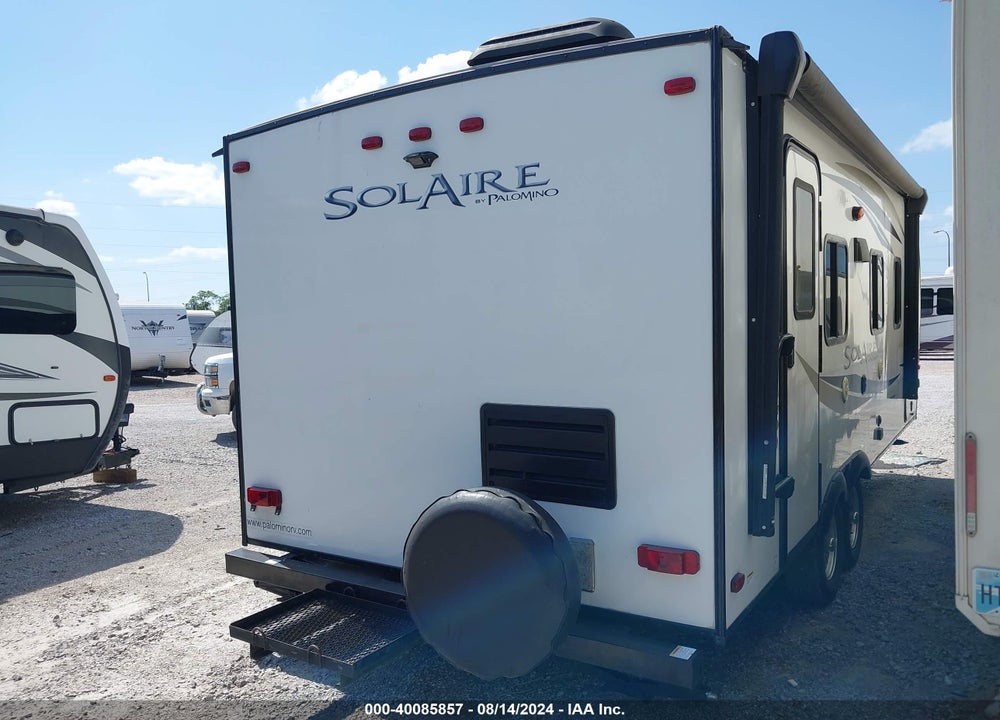 2019 PALOMINO BY FOREST R SOLAIRE SERIES M-205 VIN: 4X4TPAW26KN051672