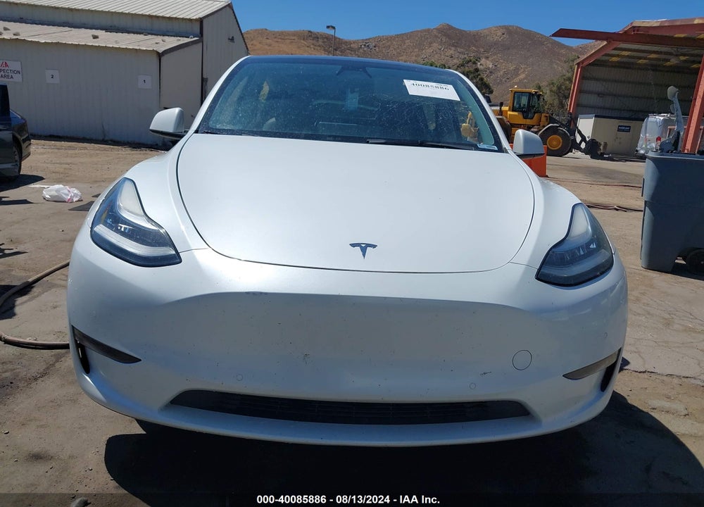 2021 TESLA MODEL Y LONG RANGE DUAL MOTOR ALL-WHEEL DRIVE VIN: 5YJYGAEE4MF191809