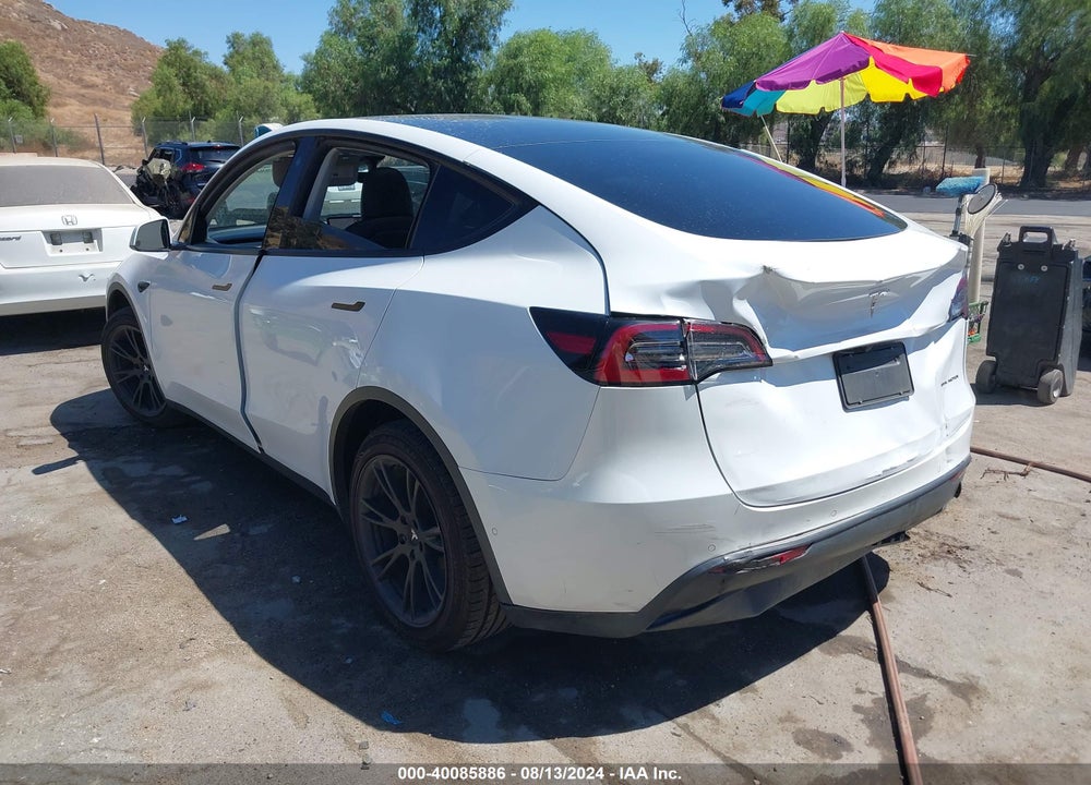 2021 TESLA MODEL Y LONG RANGE DUAL MOTOR ALL-WHEEL DRIVE VIN: 5YJYGAEE4MF191809