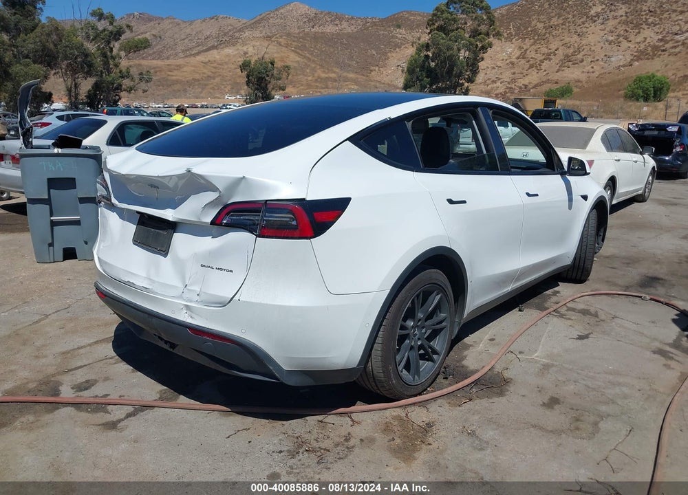 2021 TESLA MODEL Y LONG RANGE DUAL MOTOR ALL-WHEEL DRIVE VIN: 5YJYGAEE4MF191809