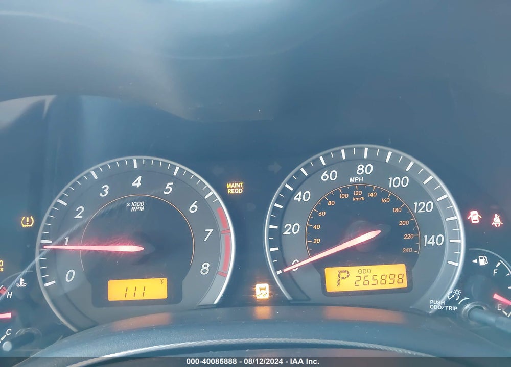 2010 TOYOTA COROLLA S VIN: 2T1BU4EE8AC442931