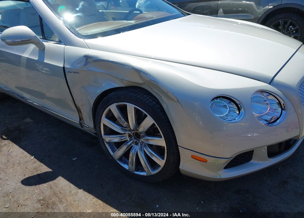 2013 BENTLEY CONTINENTAL GTC VIN: SCBGU3ZA4DC084525