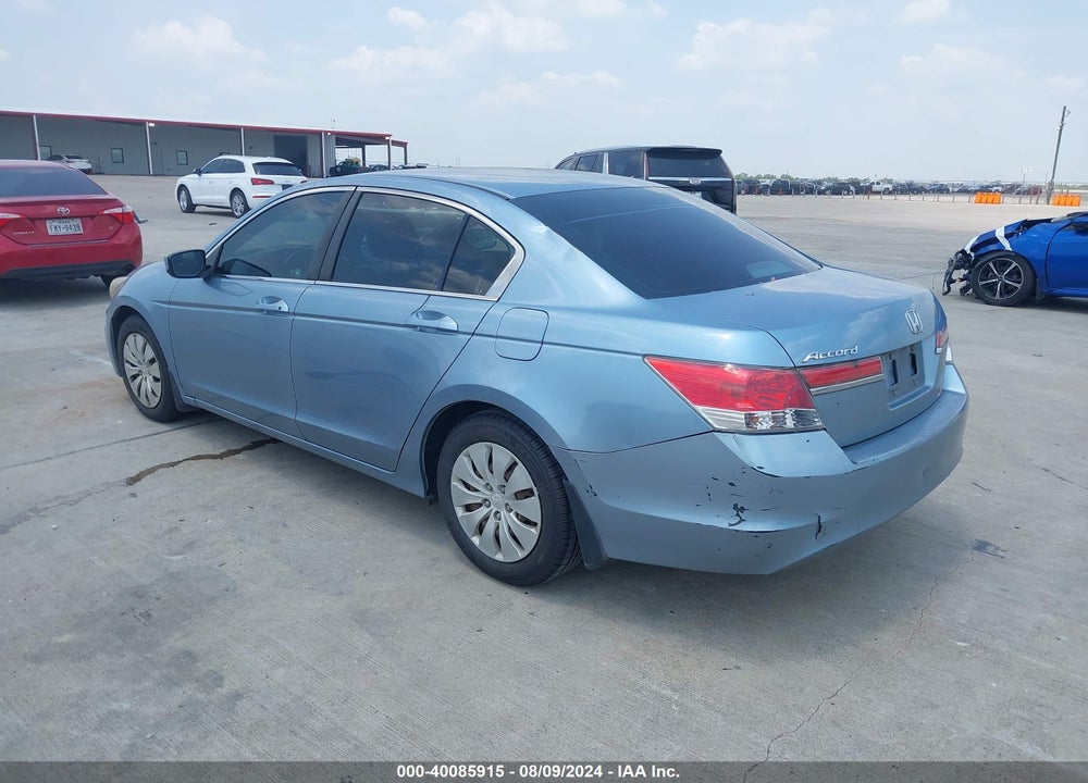 2011 HONDA ACCORD 2.4 LX VIN: 1HGCP2F34BA025780