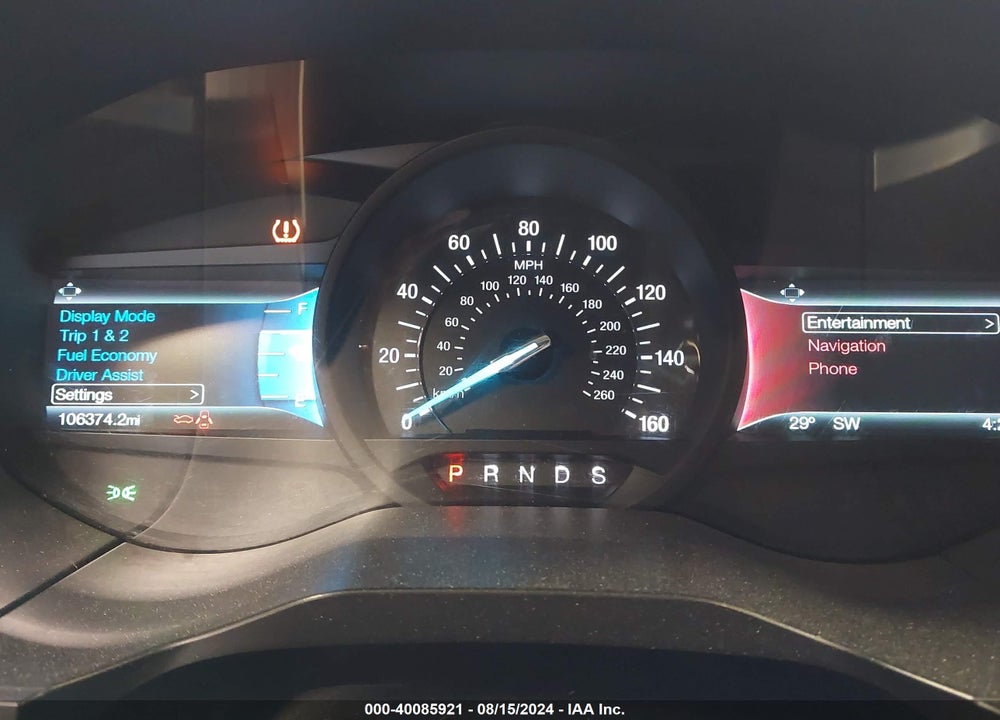 2015 FORD EDGE TITANIUM VIN: 2FMTK4K81FBB36061