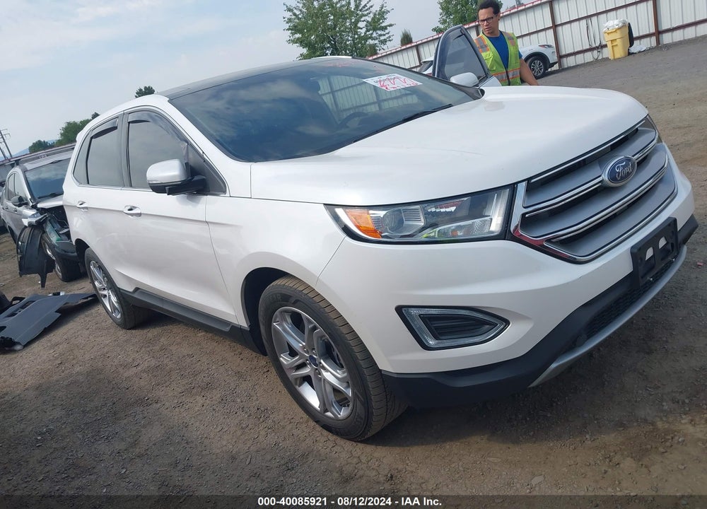2015 FORD EDGE TITANIUM VIN: 2FMTK4K81FBB36061