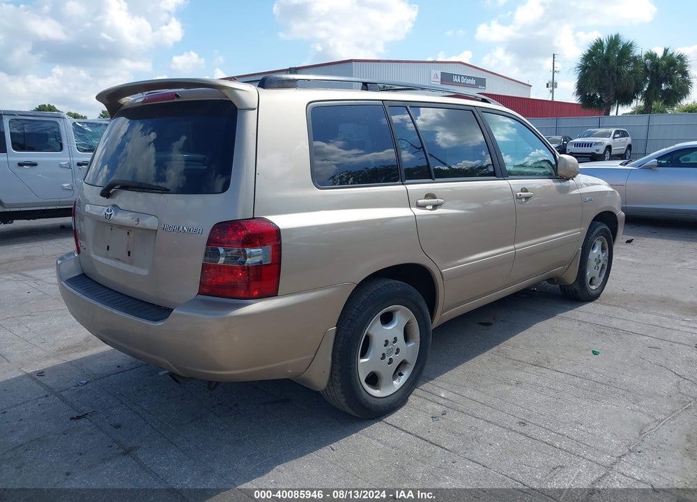 2006 TOYOTA HIGHLANDER VIN: JTEEP21A660137209