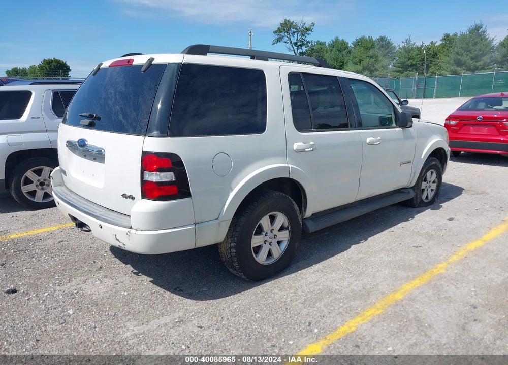 2008 FORD EXPLORER XLT VIN: 1FMEU73E88UA25142
