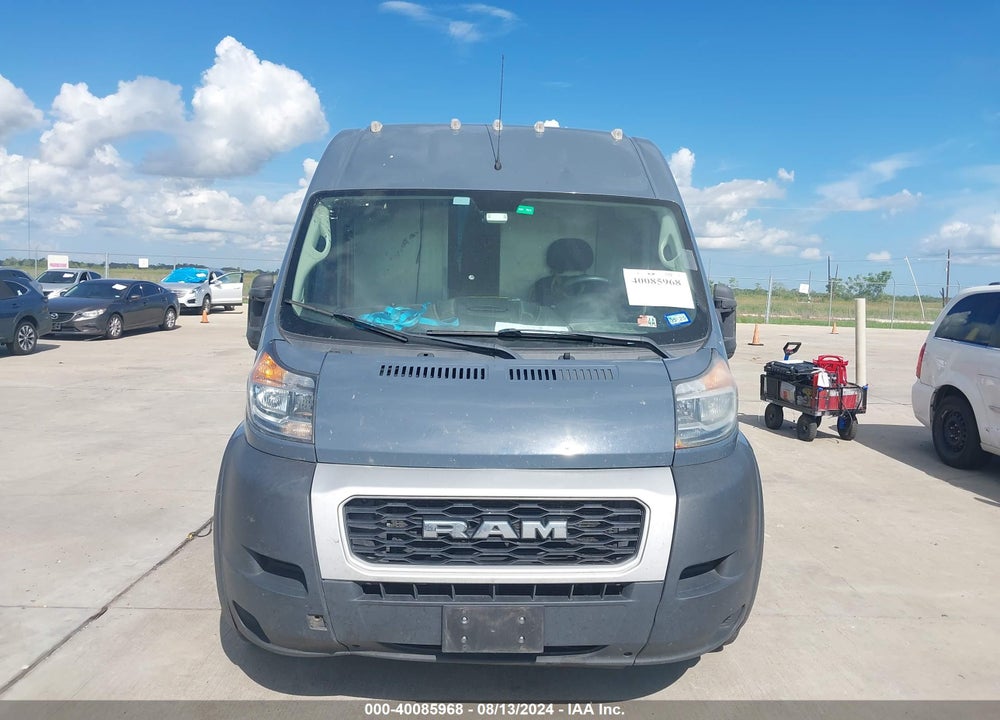 2020 RAM PROMASTER 3500 CARGO VAN HIGH ROOF 159 WB EXT VIN: 3C6URVJG6LE108416