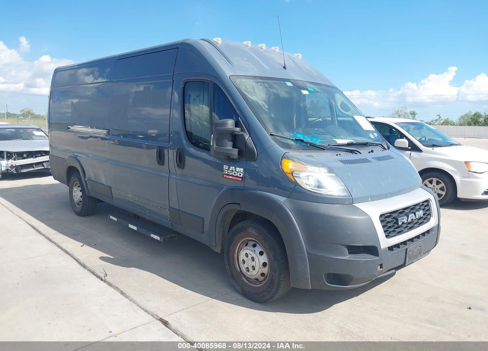 2020 RAM PROMASTER 3500 CARGO VAN HIGH ROOF 159 WB EXT VIN: 3C6URVJG6LE108416
