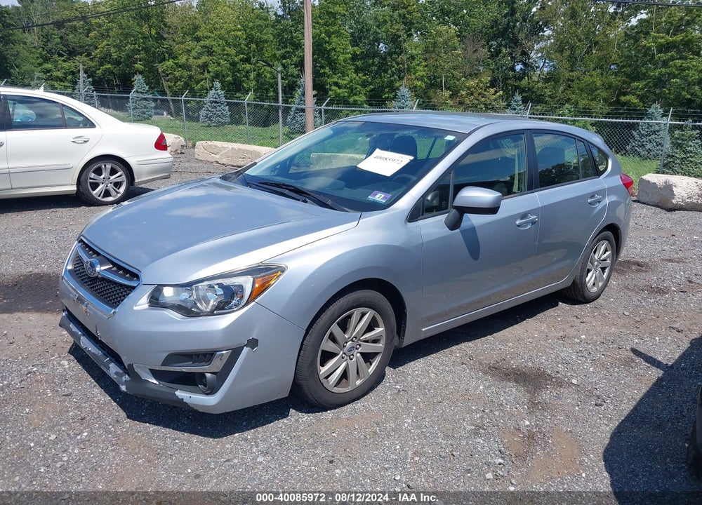 2015 SUBARU IMPREZA 2.0I PREMIUM VIN: JF1GPAC6XF8300113