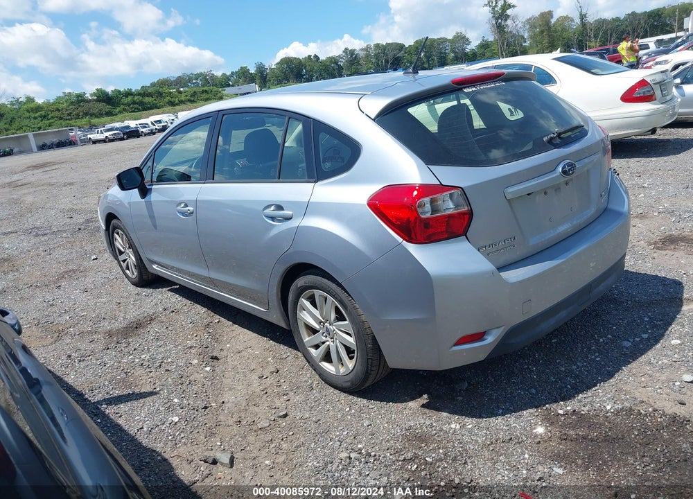 2015 SUBARU IMPREZA 2.0I PREMIUM VIN: JF1GPAC6XF8300113