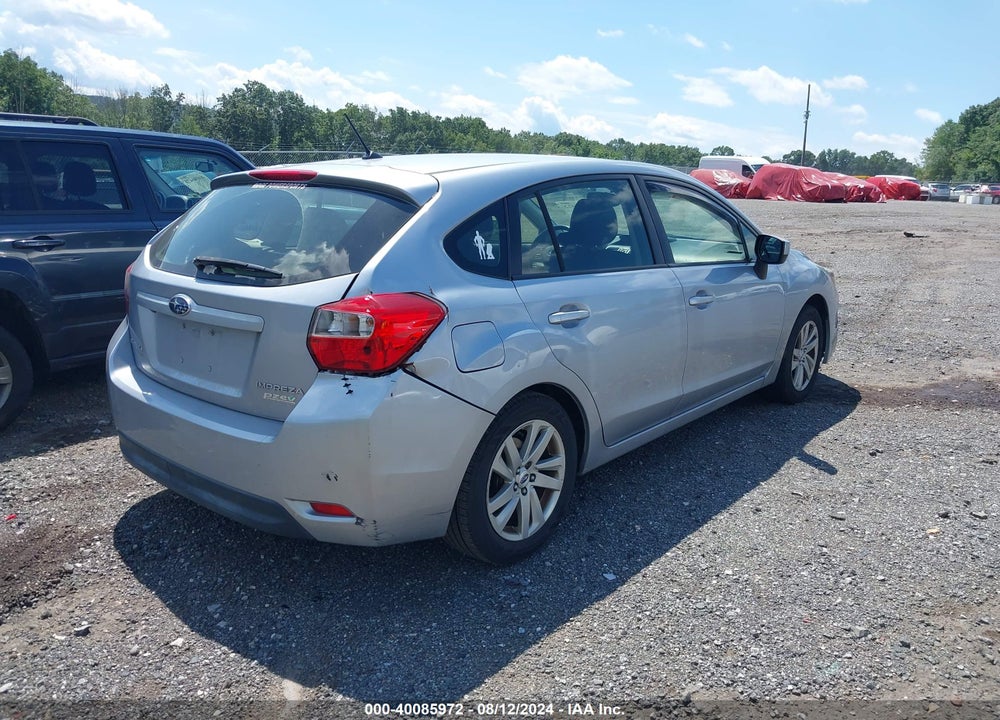 2015 SUBARU IMPREZA 2.0I PREMIUM VIN: JF1GPAC6XF8300113