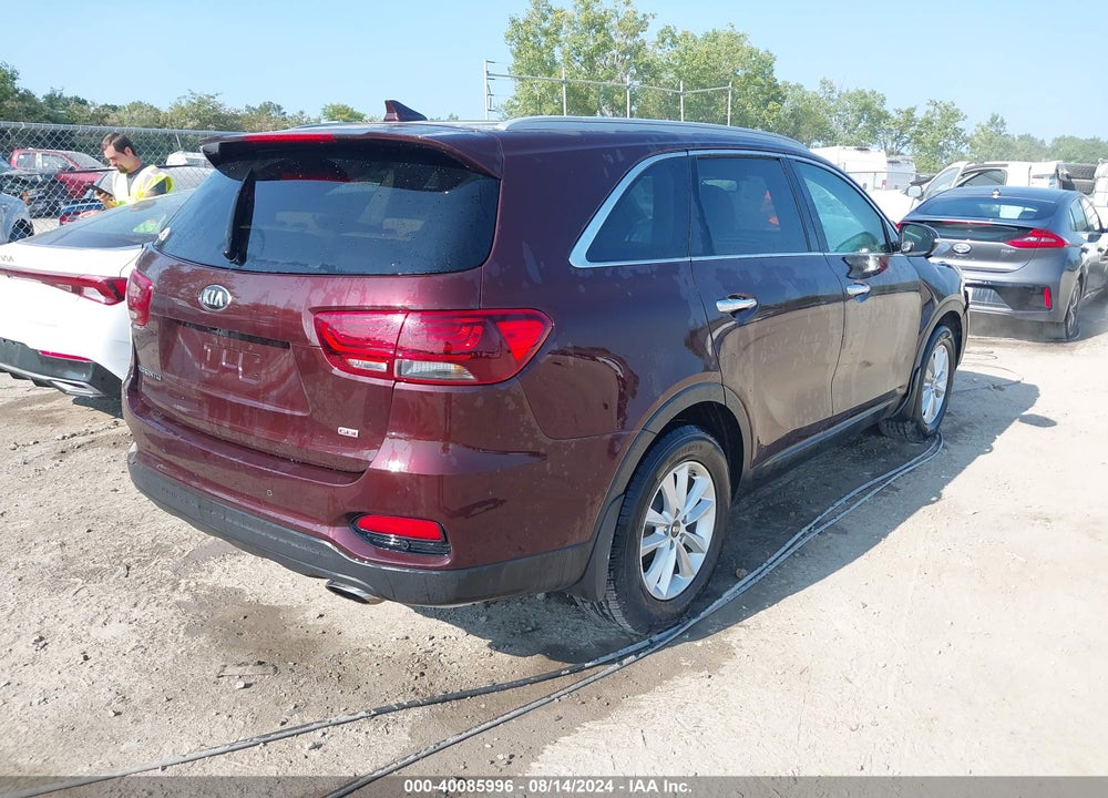 2019 KIA SORENTO VIN: 5XYPG4A30KG568563