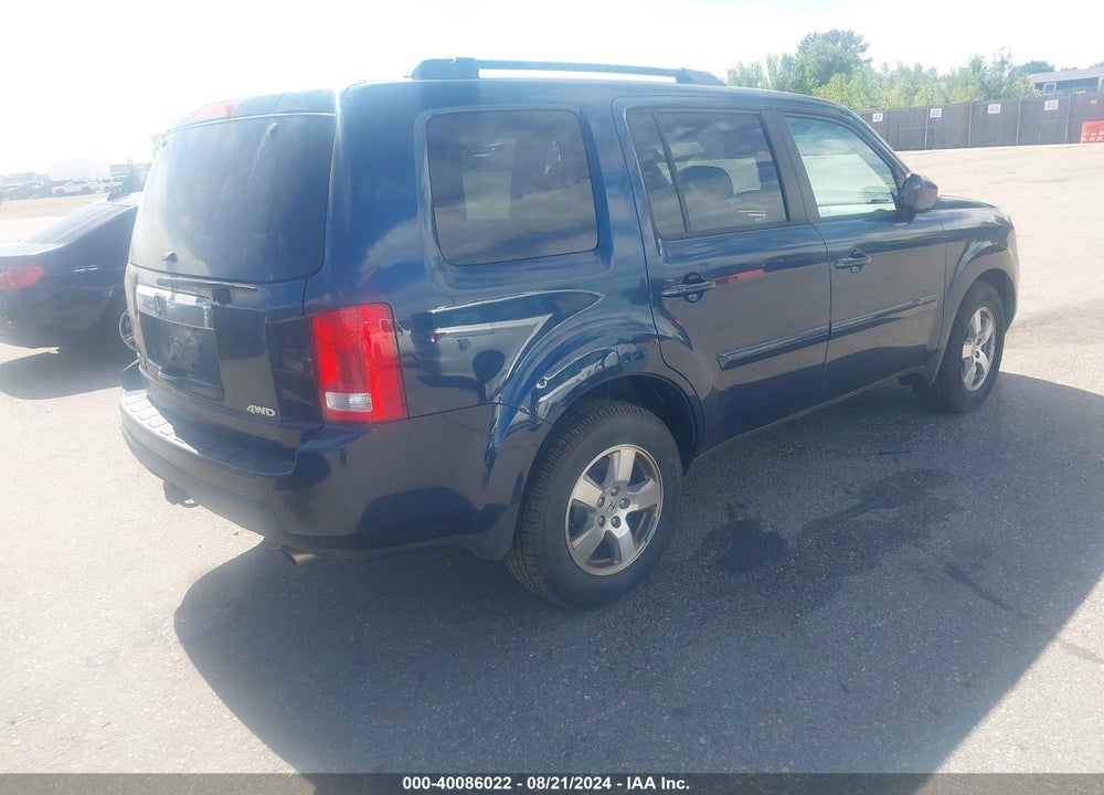 2011 HONDA PILOT EX-L VIN: 5FNYF4H63BB034584