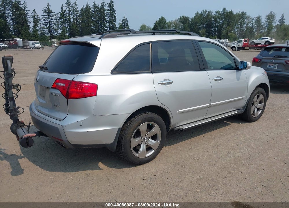 2007 ACURA MDX SPORT PACKAGE VIN: 2HNYD28587H527674