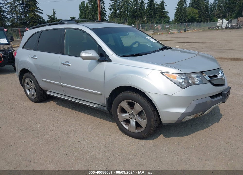 2007 ACURA MDX SPORT PACKAGE VIN: 2HNYD28587H527674