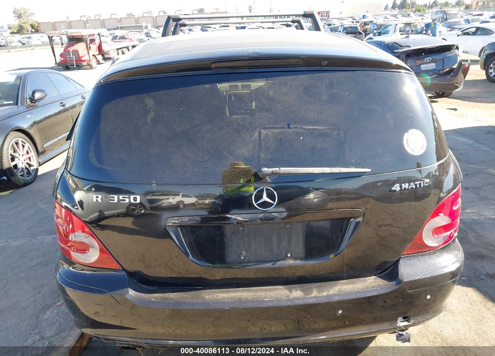 2006 MERCEDES-BENZ R 350 4MATIC VIN: 4JGCB65E36A020479