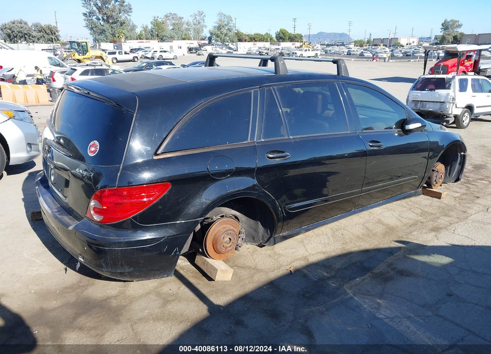 2006 MERCEDES-BENZ R 350 4MATIC VIN: 4JGCB65E36A020479