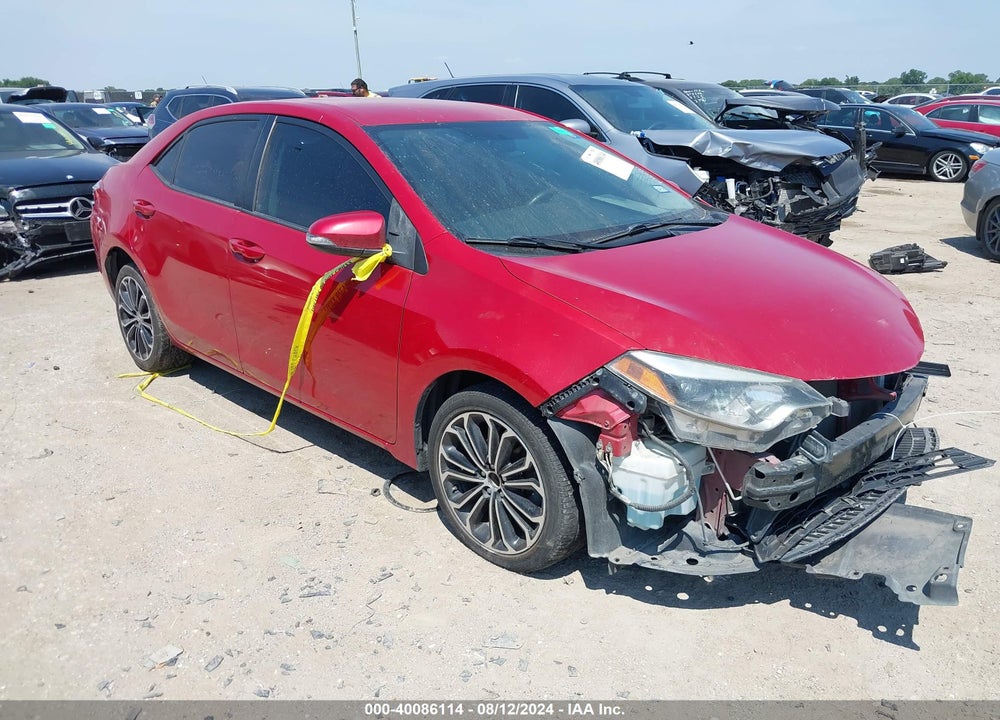2016 TOYOTA COROLLA S PLUS VIN: 5YFBURHE9GP384121