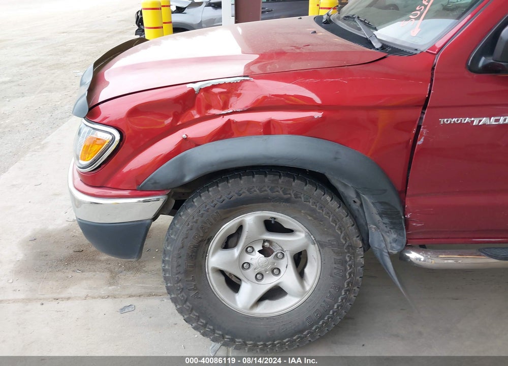2001 TOYOTA TACOMA PRERUNNER V6 VIN: 5TESN92N11Z874284