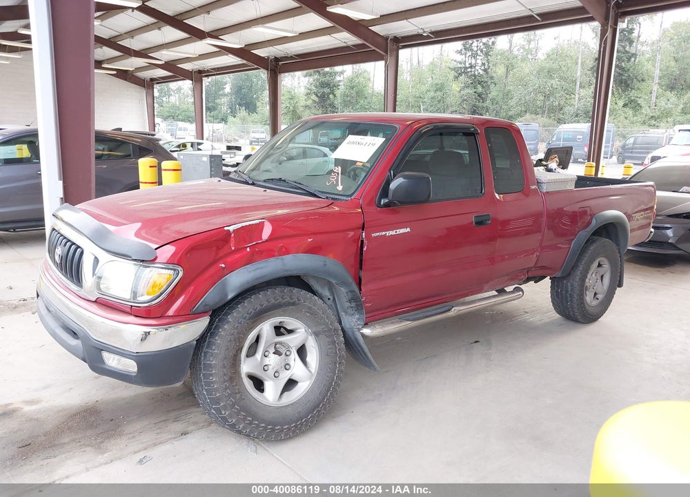 2001 TOYOTA TACOMA PRERUNNER V6 VIN: 5TESN92N11Z874284