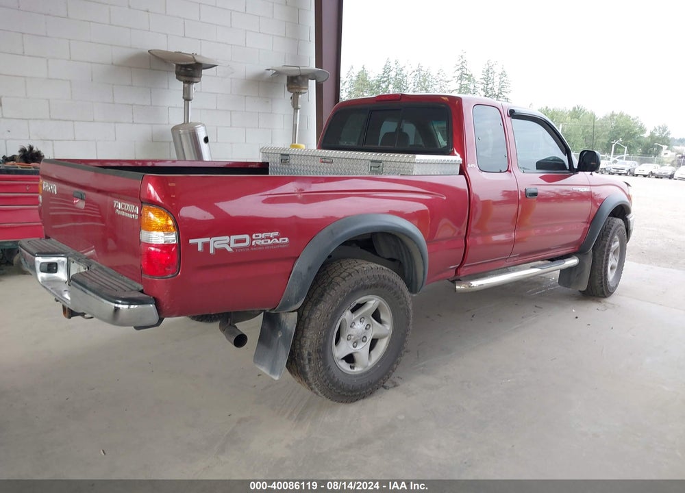 2001 TOYOTA TACOMA PRERUNNER V6 VIN: 5TESN92N11Z874284
