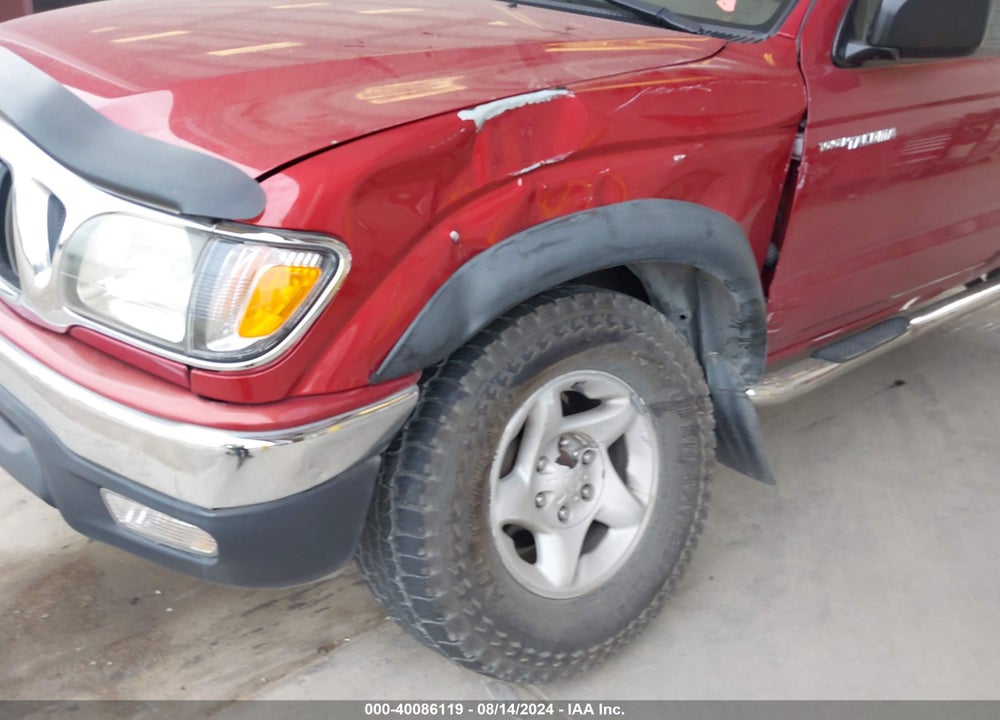 2001 TOYOTA TACOMA PRERUNNER V6 VIN: 5TESN92N11Z874284