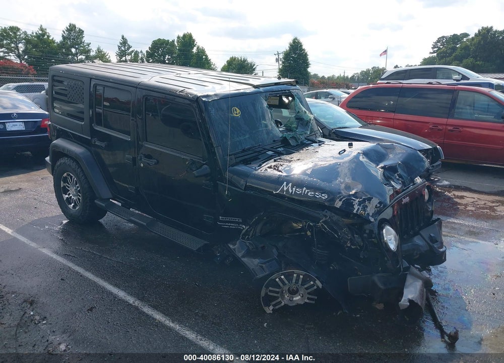 2012 JEEP WRANGLER UNLIMITED SPORT VIN: 1C4BJWDG0CL184830
