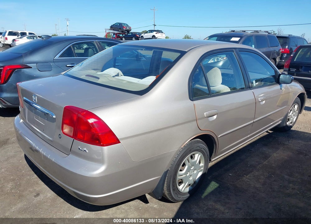 2002 HONDA CIVIC LX VIN: 2HGES16552H555549
