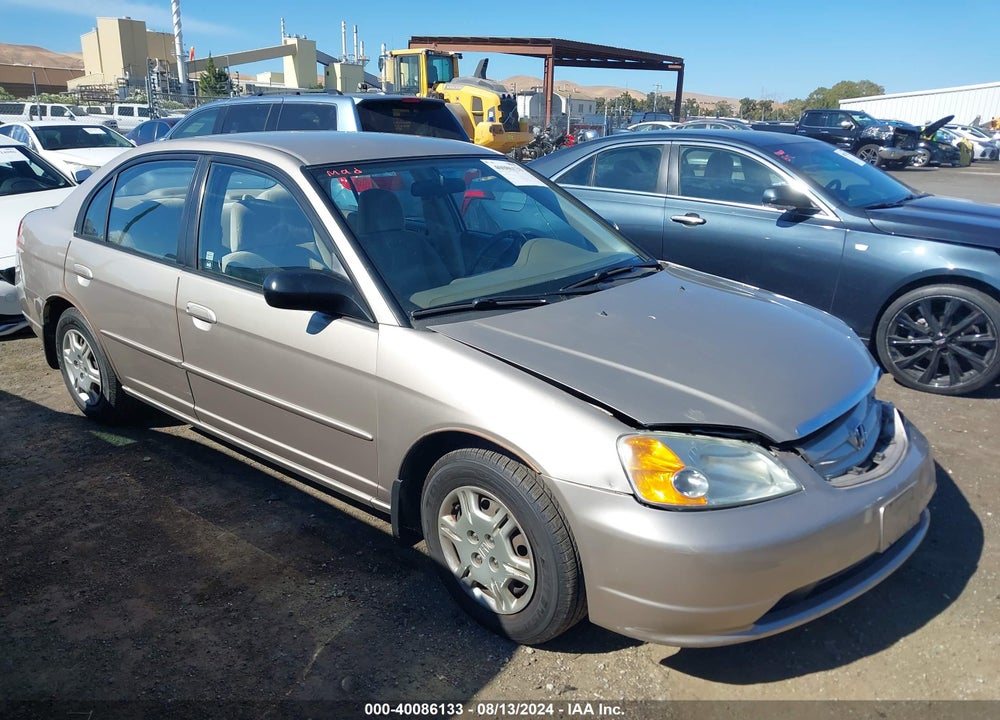 2002 HONDA CIVIC LX VIN: 2HGES16552H555549