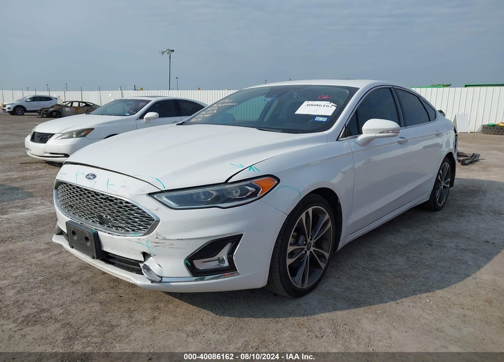 2019 FORD FUSION TITANIUM VIN: 3FA6P0D98KR118403